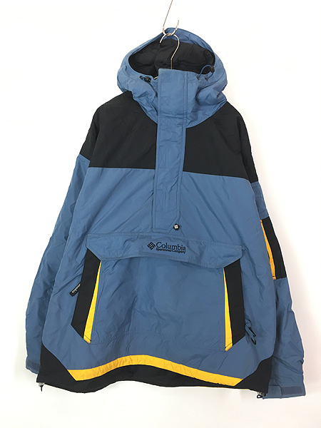 古着 90s Columbia パデット ナイロン アノラック パーカー ジャケット XL 古着 - 古着 通販 ヴィンテージ　古着屋  Dracaena ドラセナ