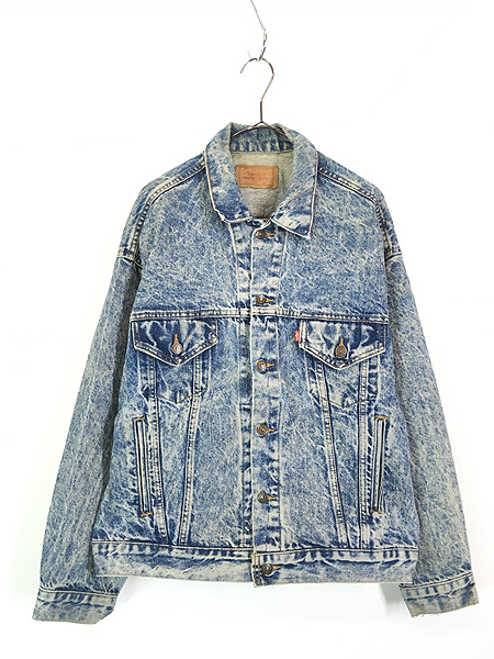 古着 80s USA製 Levi's 71506-0216 4th ポケット付 濃紺 デニム