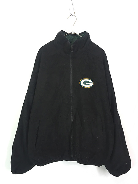 古着 90s NFL Green Bay Packers パッカーズ ナイロン×フリース