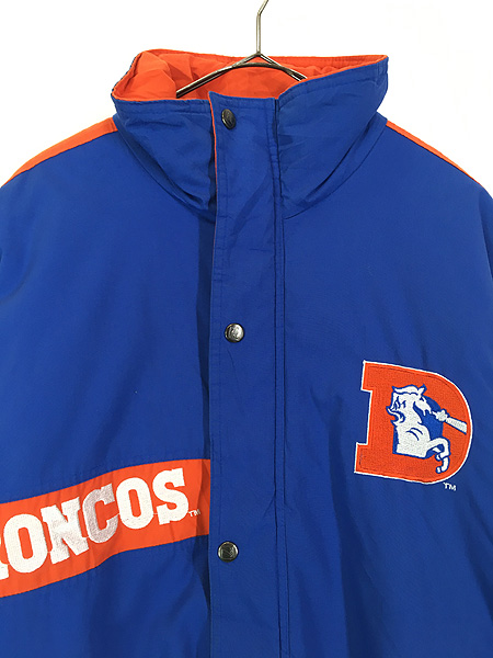 古着 90s NFL Denver Broncos ブロンコス パデット コットン シェル ジャケット L 古着 - 古着 通販 ヴィンテージ 古着屋  Dracaena ドラセナ