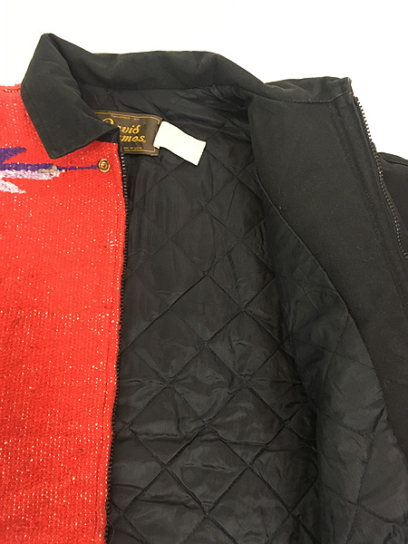 古着 90s USA製 David James 民族 ネイティブ ブランケット コットン キャンバス パデッド ジャケット XL - 古着 通販 ヴィンテージ  古着屋 Dracaena ドラセナ