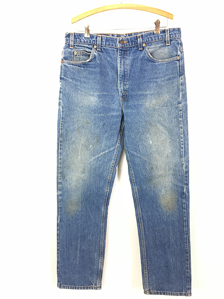 古着 90s USA製 Levi's 505-0217 ブルー デニム パンツ ジーンズ