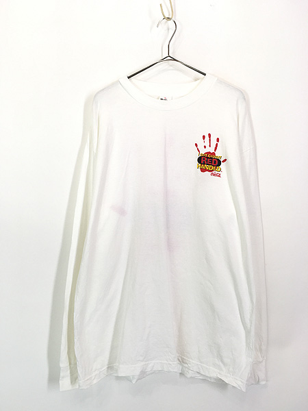 古着 90s USA製 Stussy 白タグ 「DEE LUXE」 ロゴ 長袖 Tシャツ ロンT XL 古着 - 古着 通販 ヴィンテージ　古着屋  Dracaena ドラセナ