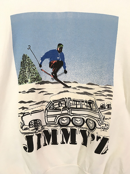 古着 80s USA製 JIMMY'Z スキー オールド スケート スウェット 