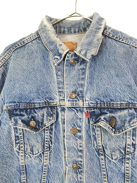 古着 80s USA製 Levi's 70505 4th ブランクタブ ブルー デニム 