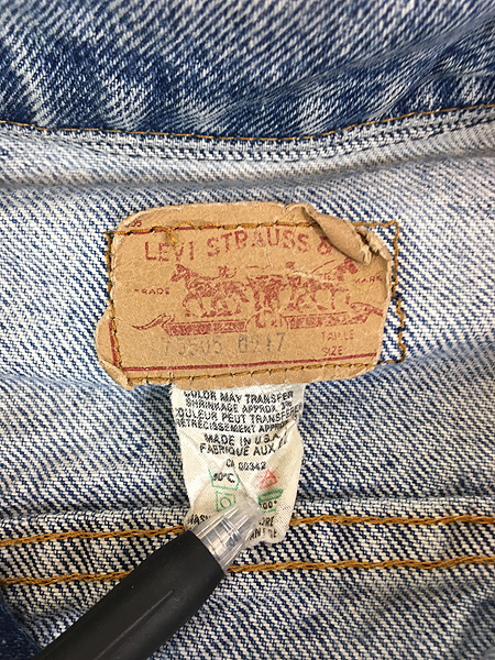 古着 80s USA製 Levi's 70505 4th ブランクタブ ブルー デニム ジャケット Gジャン 40位【10off】 - 古着 通販  ヴィンテージ　古着屋 Dracaena ドラセナ