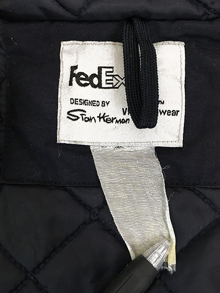 古着 90s FedEx フェデックス リフレクター デザイン パデット
