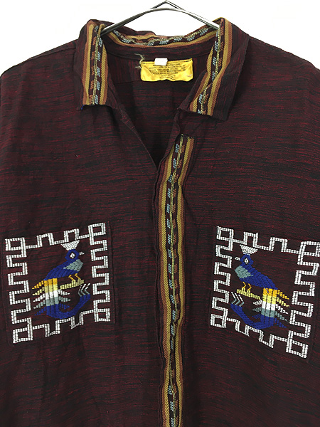 グアテマラ 刺繍 アンティーク ヴィンテージ 1970 ジャンティーク-