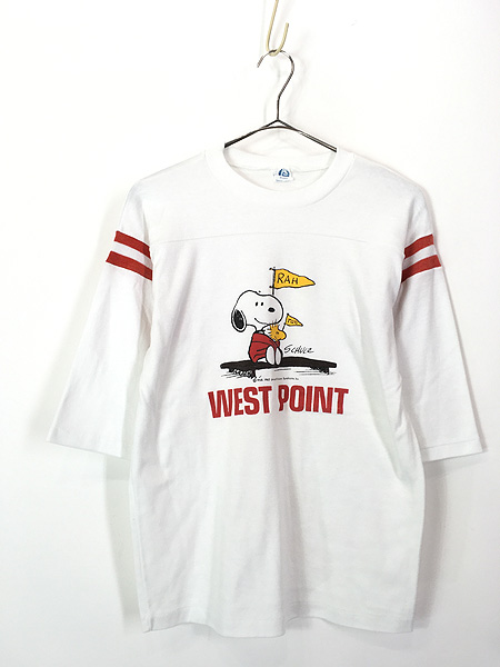 70´s SNOOPY WEST POINT ヴィンテージ Tシャツ ミリタリー-