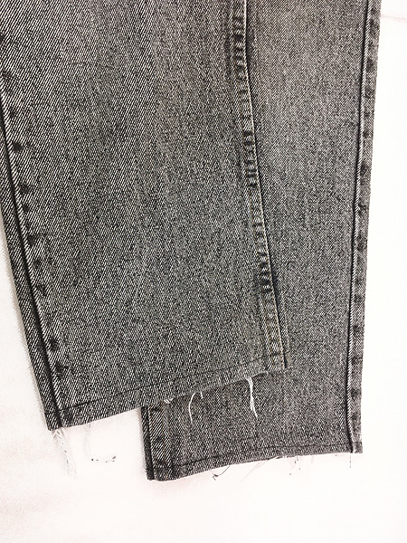 古着 90s USA製 Levi's 505-4861 ケミカル アシッド ブラック デニム 