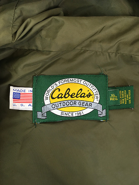 古着 90s USA製 Cabela's 「GORE-TEX」 リアルツリー カモ 迷彩 ゴア