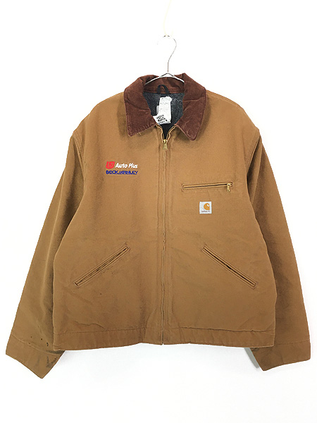 肩幅教えてください90s カーハート デトロイトジャケット 裏地付き Carhartt ジップ