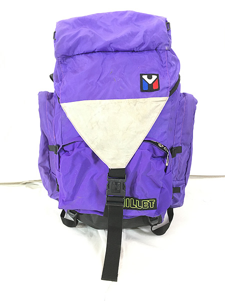 雑貨 古着 90s MILLET 旧ロゴ ナイロン 登山 リュックサック バック