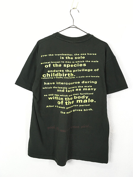 古着 90s USA製 NIRVANA 「Seahorse」 タツノオトシゴ グランジ ロック バンド Ｔシャツ XL - 古着 通販 ヴィンテージ　 古着屋 Dracaena ドラセナ