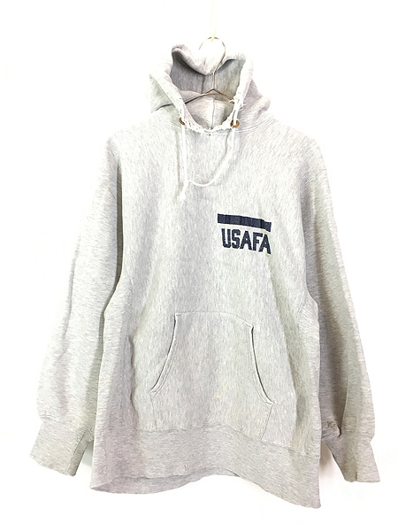 古着 80s USA製 Champion Reverse Weave 「USAFA」 貴重 ネーム