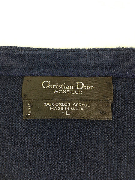 新作入荷低価【希少】ChristianDior クレイジーデザインニットカーディガン トップス