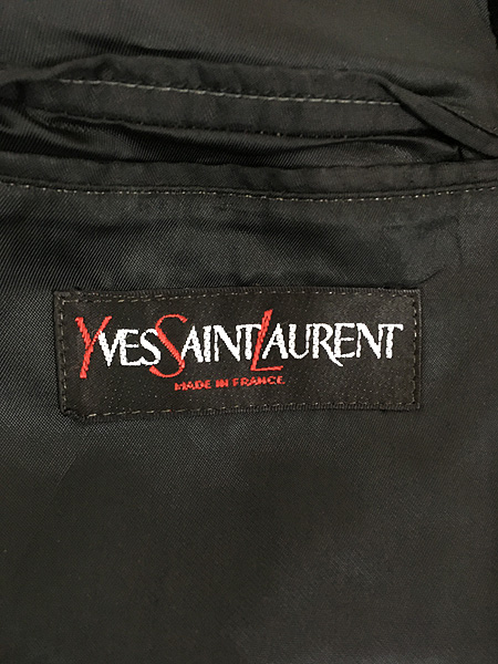 YVES SAINT LAURENT 80s フランス製 ベロアパーティーバッグ