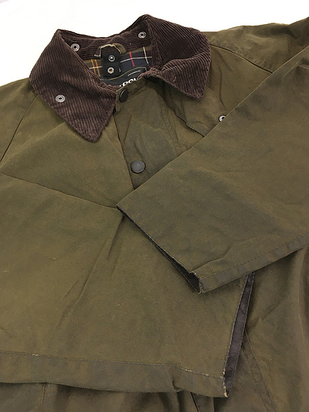 古着 00s 英国製 Barbour 縦ワラント 「CLASSIC BEAUFORT」 オイルド