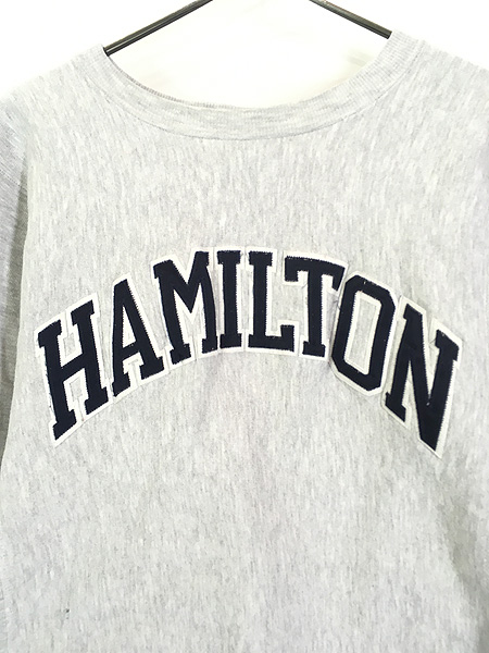 古着 90s USA製 Champion Reverse Weave 「HAMILTON」 リバース