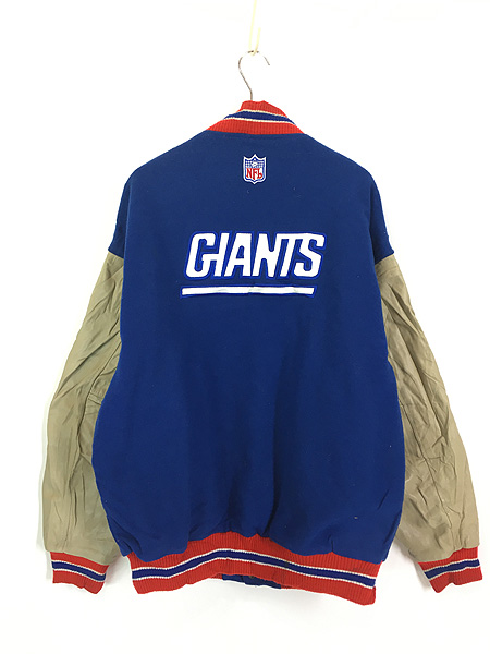 古着 90s Canada製 NIKE NFL New York Giants ジャイアンツ 本革 