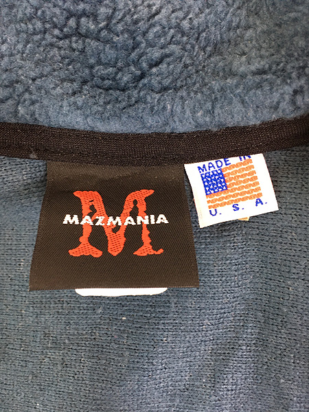 90s MAZMANIA フェイクファー ベスト USA製 ビンテージ