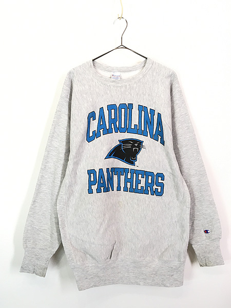 古着 90s USA製 Champion Reverse Weave NFL Carolina Panthers