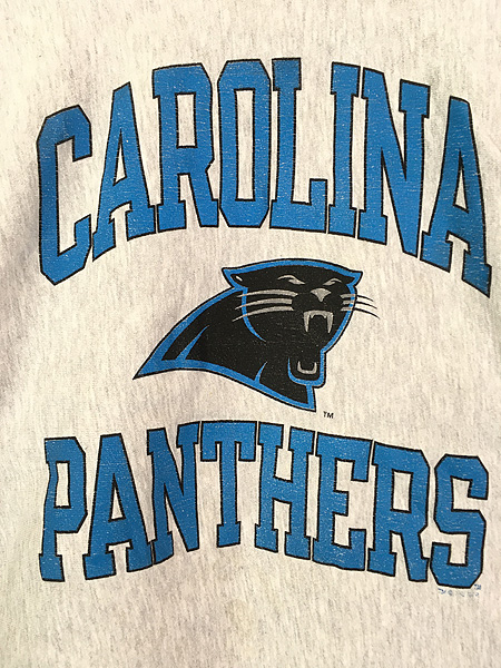 古着 90s USA製 Champion Reverse Weave NFL Carolina Panthers