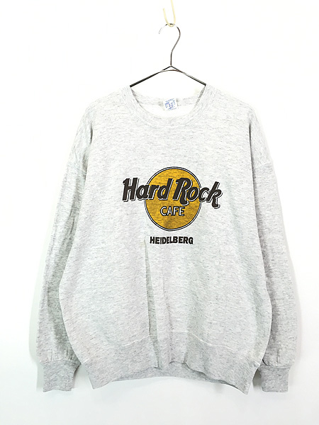 古着 90s Hard Rock Cafe 「HEIDELBERG」 ハードロック スウェット XL
