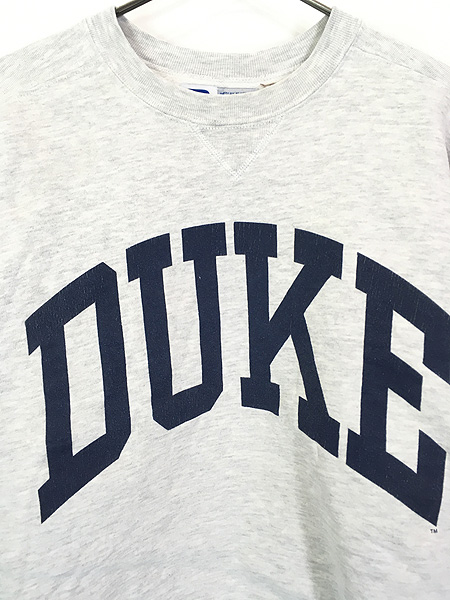 古着 90s USA製 Russell 「DUKE」 前V ハイコットン ヘビー ウェイト