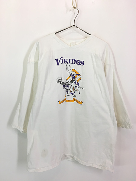 古着 70s USA製 NFL Minnesota Vikings バイキングス エルボーパッチ