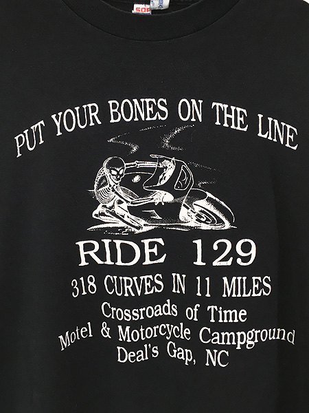 90年代 ONEITA モーターサイクル バイクTシャツ メンズXL ヴィンテージ /eaa341928535cm袖丈
