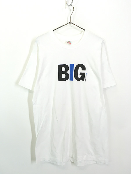 古着 90s USA製 「BIG」 Brad's Gym Inc ジム ロゴ Tシャツ L 古着