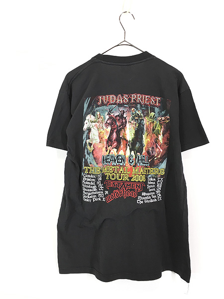 人気定番得価Metal Masters Tour 2008 メタル Tシャツ バンドT トップス