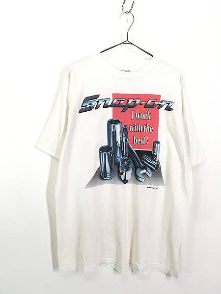 古着 90s USA製 Snap-on スナップオン 工具 企業 Tシャツ XL 古着 