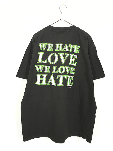 古着 90s USA製 Marilyn Manson 「WE HATE LOVE WE LOVE HATE」 ハード