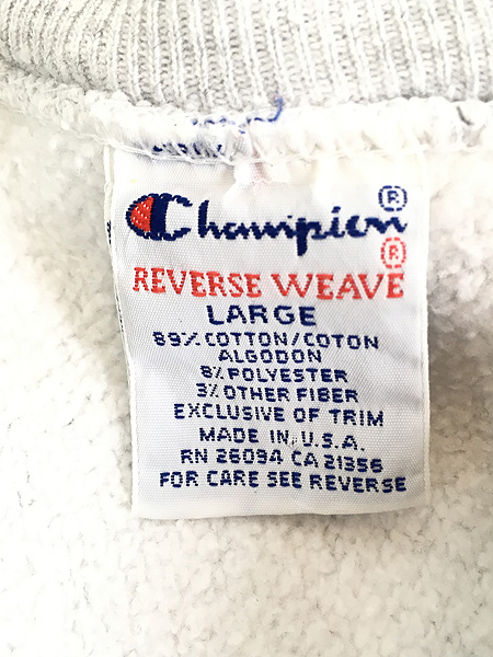 古着 90s USA製 Champion Reverse Weave 「RIFLE TEAM」 リバース