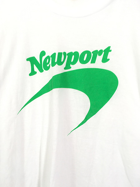 古着 80s USA製 Newport タバコ シガレット オールド Tシャツ XL 古着
