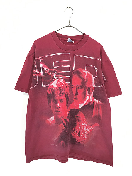 Kフォローで割引多数出品中スターウォーズ　STAR WARS ヴィンテージ　ムービー　Tシャツ　M  美品