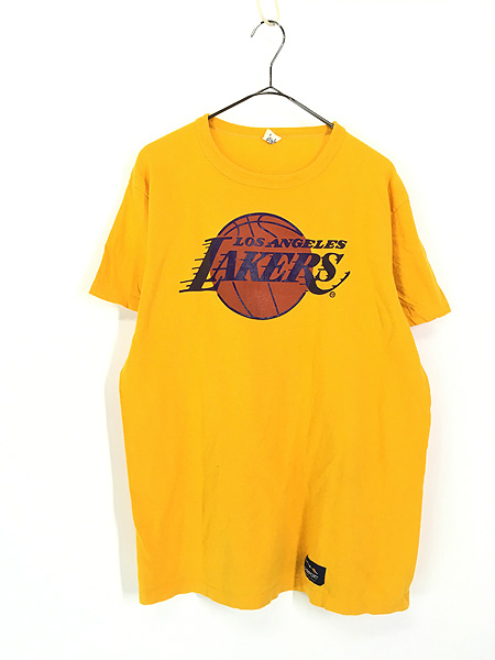 古着 90s USA製 NBA Los Angeles Lakers レイカーズ Tシャツ L 古着 