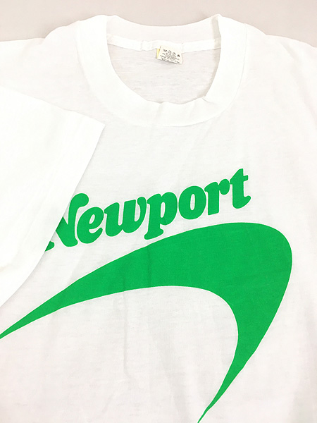 古着 80s USA製 Newport タバコ シガレット オールド Tシャツ L 古着