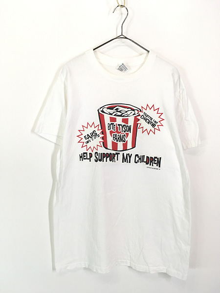 Tシャツ/カットソー(半袖/袖なし)マイクタイソン　90s 80s ビンテージ　Tシャツ　hanes beefy T