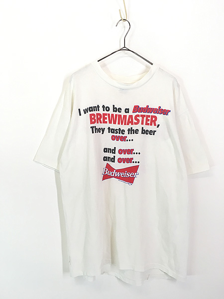 Kフォローで割引多数出品中バドワイザー　Bad weiser XL ヴィンテージ　企業　Tシャツ