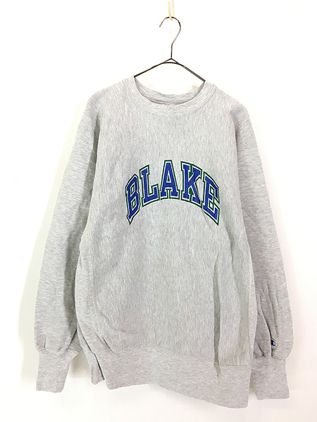 古着 90s USA製 Champion Reverse Weave 「BLAKE」 アーチ リバース スウェット XL 古着 - 古着 通販  ヴィンテージ　古着屋 Dracaena ドラセナ