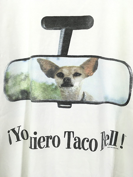 古着 90s TACOBELL 「yo quiero taco bell」 チワワ バックミラー