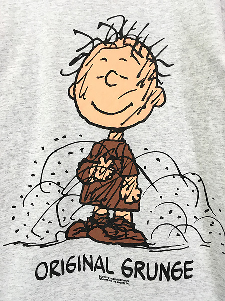 古着 90s USA製 Snoopy スヌーピー ピッグペン 「ORIGINAL GRUNGE