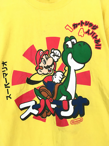 00s スーパーマリオ Super Mario Tシャツ Vintageステューシー