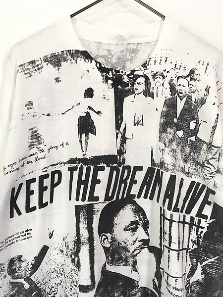 古着 90s 「KEEP THE DREAM A LIVE」 Martin Luther King キング牧師