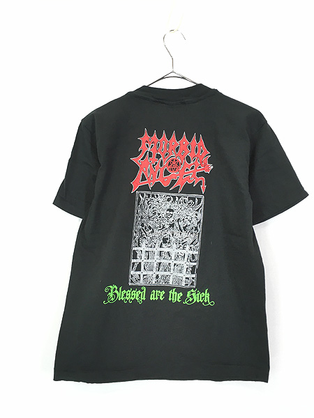 古着 90s USA製 Morbid Angel デスメタル ロック バンド Tシャツ M 美