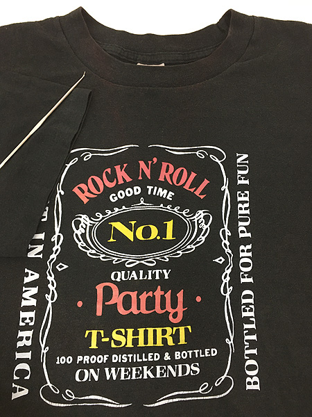 古着 80s USA製 「RockN' Roll Party」 Jack Daniel's ジャック