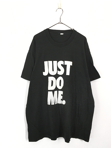 古着 90s USA製 「JUST DO ME」 メッセージ エロ Tシャツ XXL 古着 